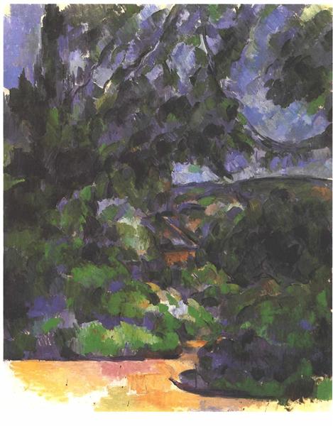 Blue Landscape, c.1903 - Поль Сезанн