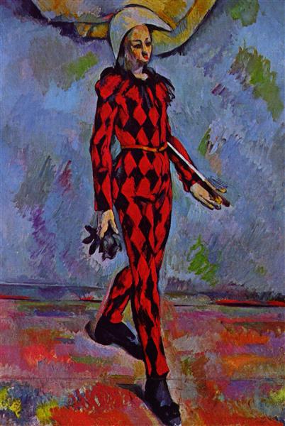 Harlequin, 1890 - Paul Cezanne