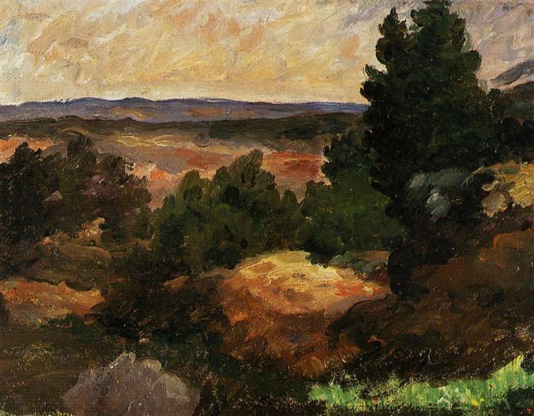 Landscape, 1867 - Поль Сезанн
