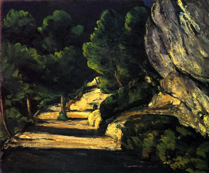 Paysage, 1870 - Paul Cézanne