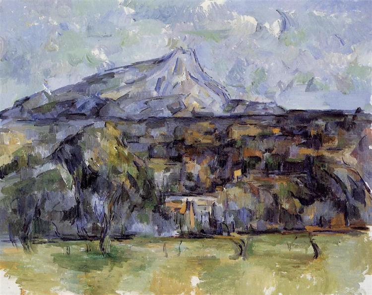 Mont Sainte-Victoire Seen from les Lauves, c.1906 - Paul Cezanne