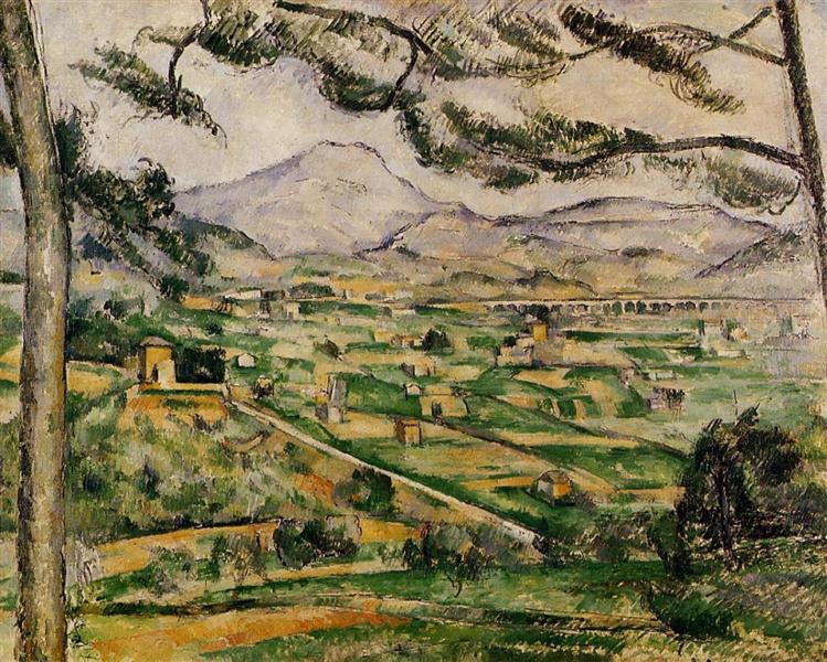 Mont Sainte-Victoire with Large Pine, 1887 - Paul Cézanne