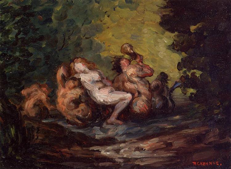 Neried and Tritons, 1867 - Paul Cezanne