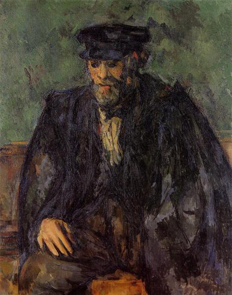 Portrait of the Gardener Vallier, c.1906 - Поль Сезанн
