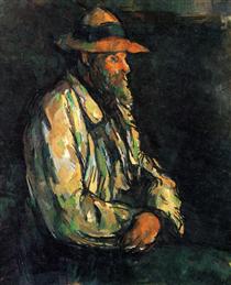 Portrait of Vallier - Paul Cezanne