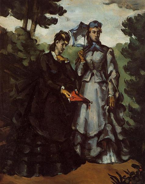 Promenade, 1871 - Paul Cezanne