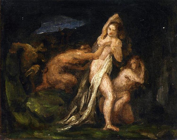 Satyres and Nymphs, 1867 - Поль Сезанн