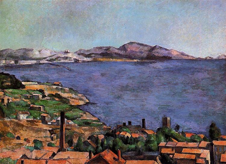 The Gulf of Marseille Seen from L'Estaque, c.1885 - Paul Cezanne