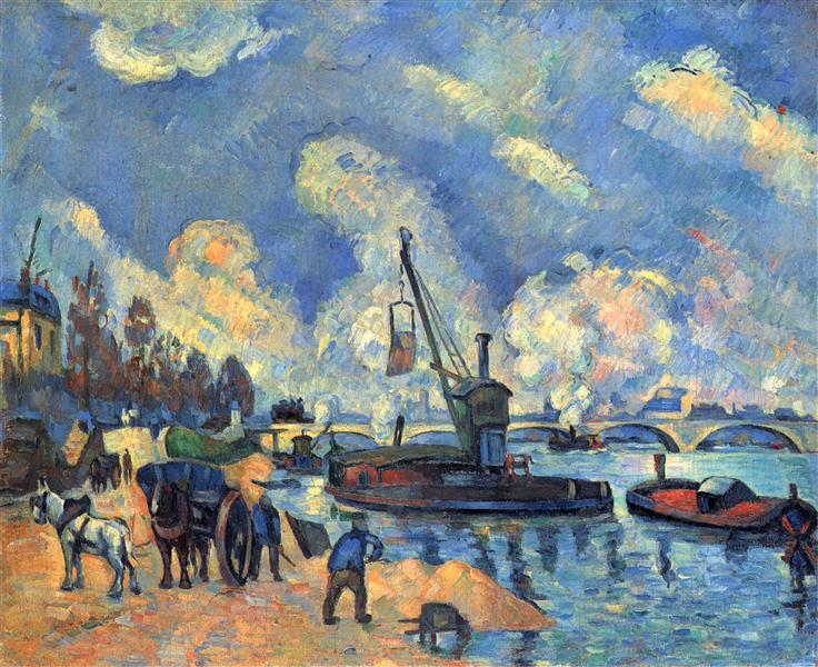 The Seine at Bercy, 1878 - Paul Cezanne