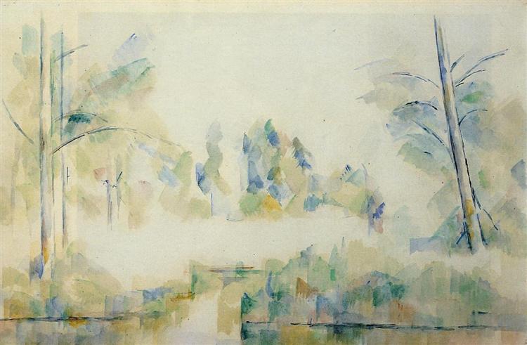 Trees by the Water, 1900 - Paul Cézanne