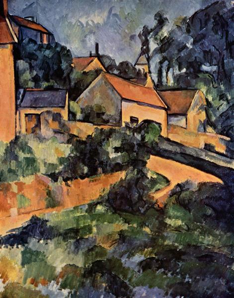 Turning Road at Montgeroult, 1899 - Paul Cezanne