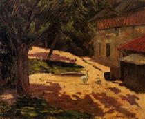 A Henhouse - Paul Gauguin