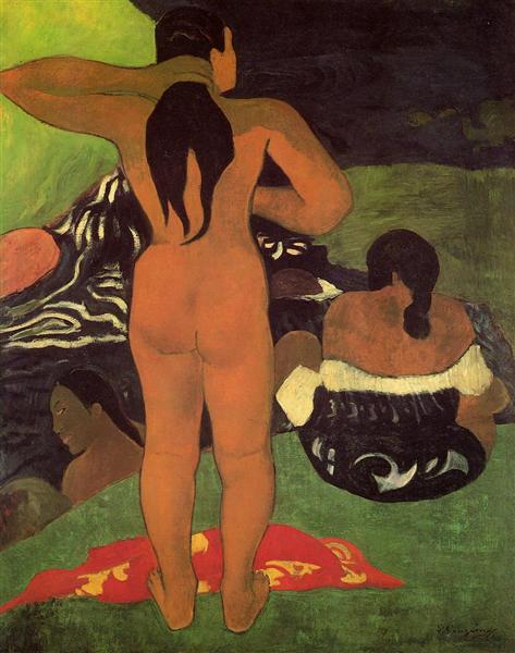 Tahitian women on the beach, 1892 - Paul Gauguin