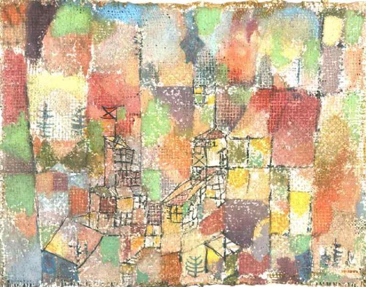 Two country houses, 1918 - Paul Klee