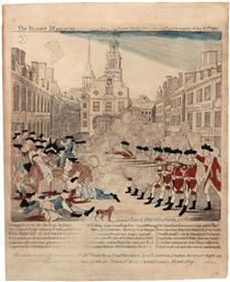 The Bloody Massacre in King-Street, March 5, 1770 - 保羅·列維爾