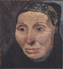 Head of a Peasant Woman - 保拉·莫德索恩-贝克尔