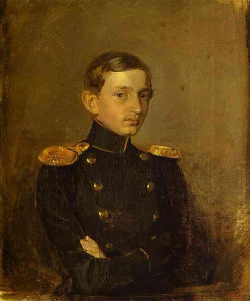 Portrait of M. P. Zhdanovich, 1846 - 1847 - Pável Fedótov