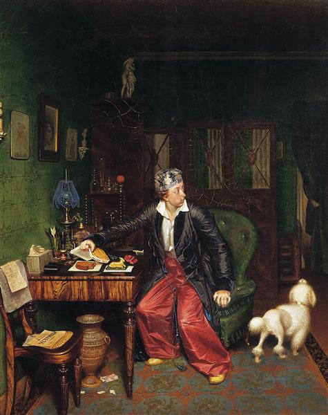 The Aristocrat's Breakfast, 1849 - 1850 - Pawel Andrejewitsch Fedotow