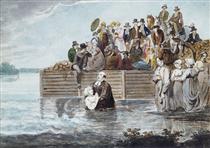 A Philadelphia Anabaptist Immersion during a Storm - Павел Свиньин