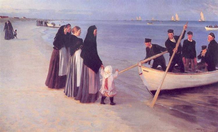 Fishermen at Skagen, 1894 - Peder Severin Krøyer