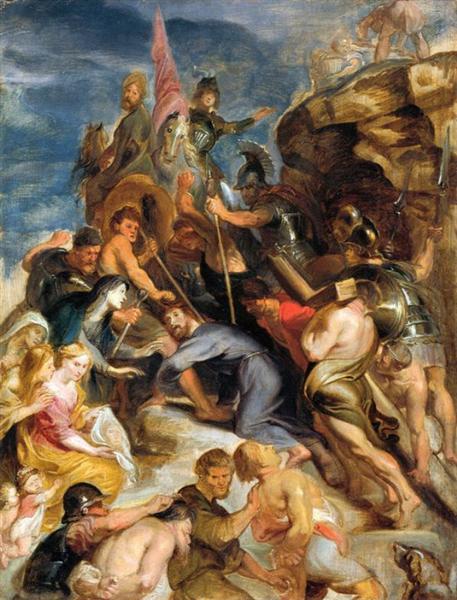 Carrying the Cross, 1637 - Питер Пауль Рубенс