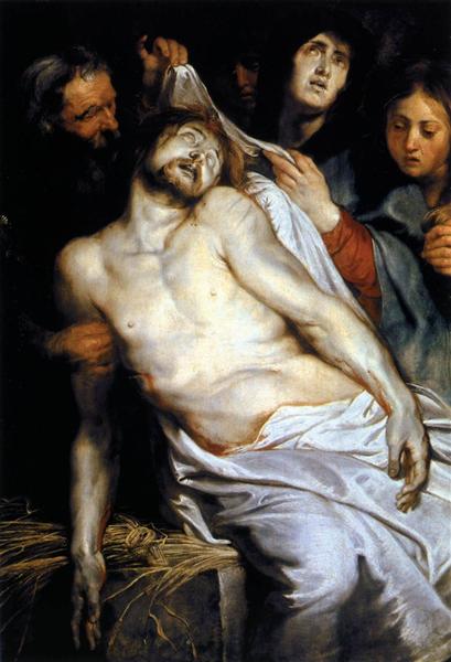 Lamentation (Christ on the Straw), 1617 - 1618 - Пітер Пауль Рубенс