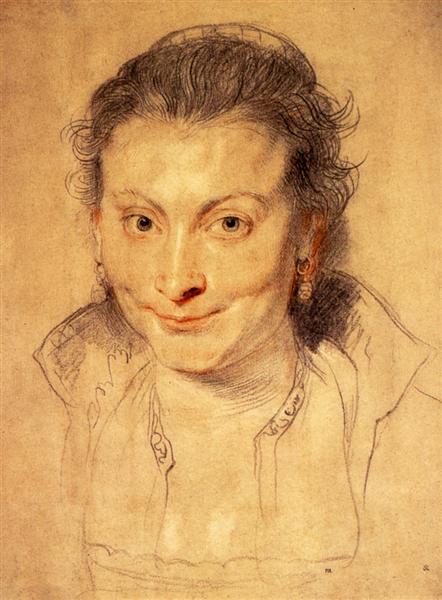 Portrait of Isabella Brandt, c.1622 - Питер Пауль Рубенс