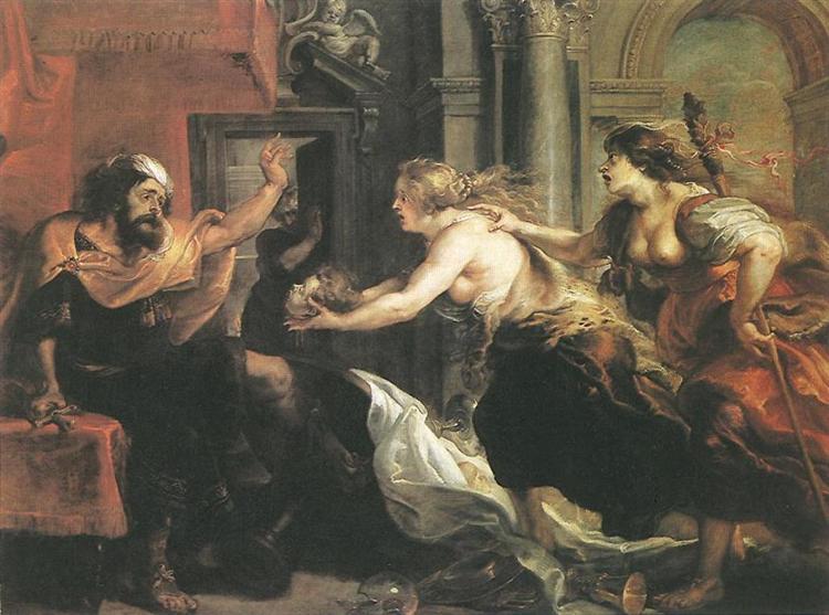 Tereus Confronted with the Head of His Son Itylus, 1636 - 1638 - Пітер Пауль Рубенс