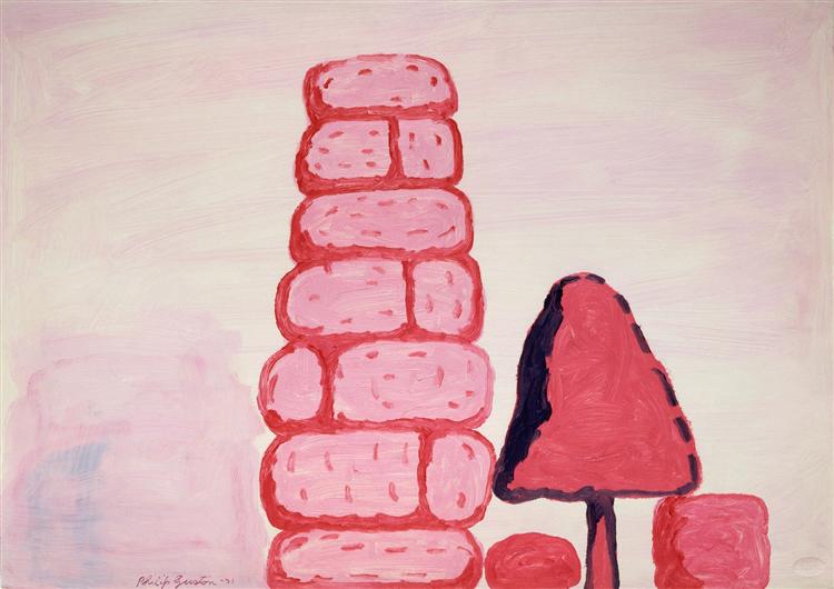 Untitled (Wall), 1971 - Philip Guston