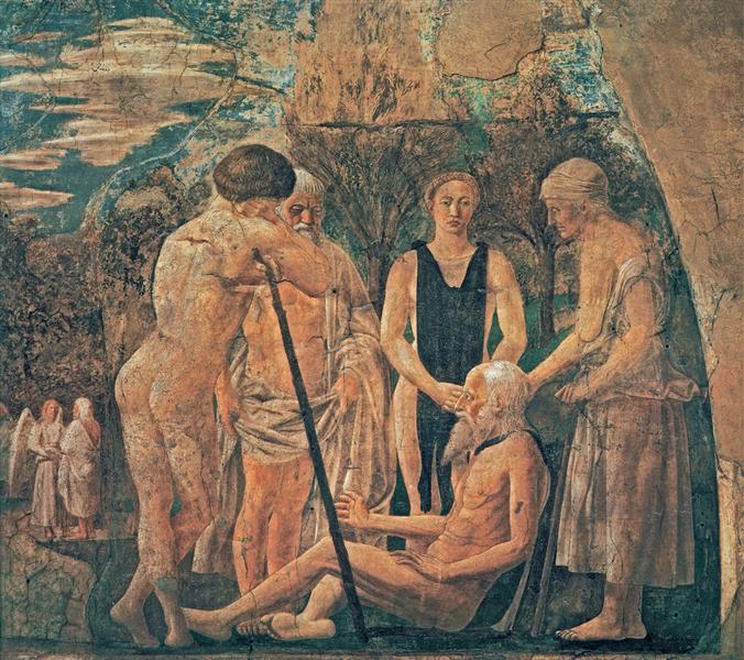 Death of Adam (detail), c.1452 - Piero della Francesca