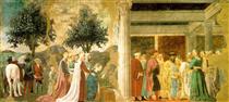 L'Adoration du Bois sacré - Piero della Francesca