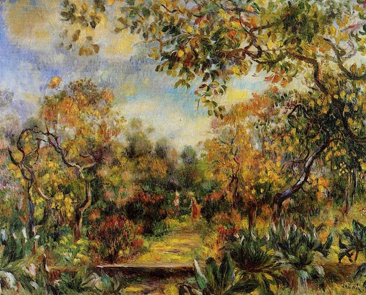 Beaulieu Landscape, 1893 - 雷諾瓦
