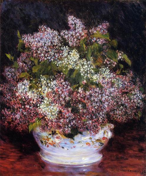 Bouquet of Flowers, 1878 - 雷諾瓦