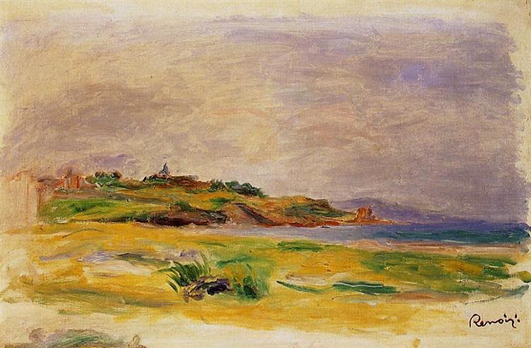 Cagnes Landscape, c.1900 - 1910 - 雷諾瓦