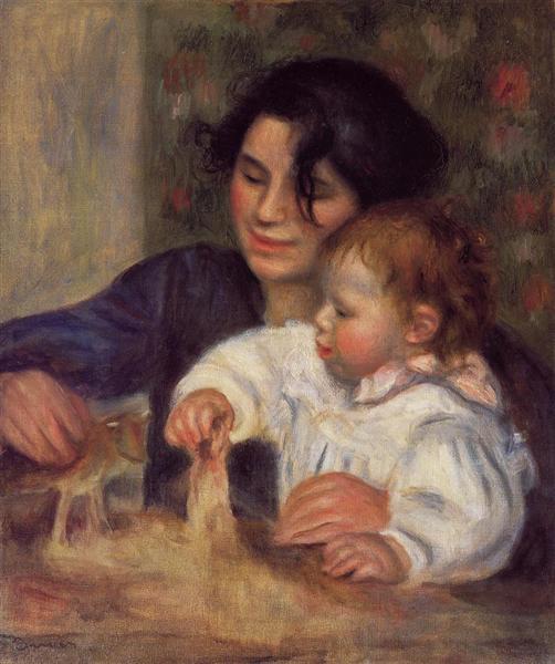 Gabrielle y Jean, 1895 - Pierre-Auguste Renoir