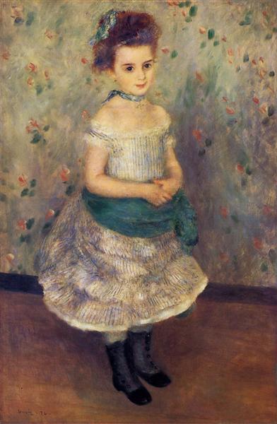 Jeanne Durand Ruel, 1876 - Pierre-Auguste Renoir