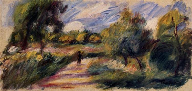 Landscape, 1890 - 雷諾瓦