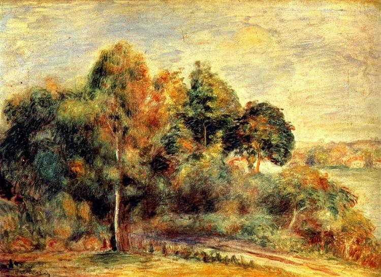 Landscape, 1900 - 雷諾瓦