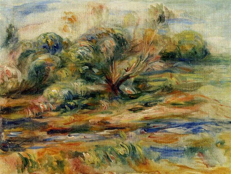 Landscape, 1910 - Пьер Огюст Ренуар