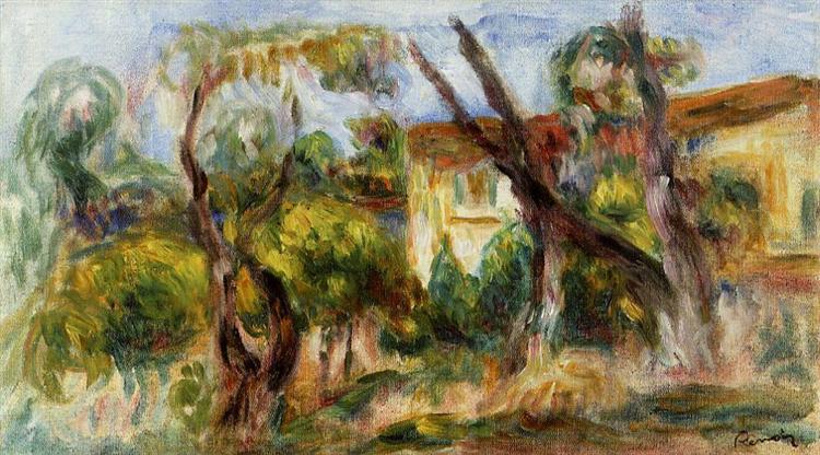 Landscape, 1910 - 1914 - Пьер Огюст Ренуар