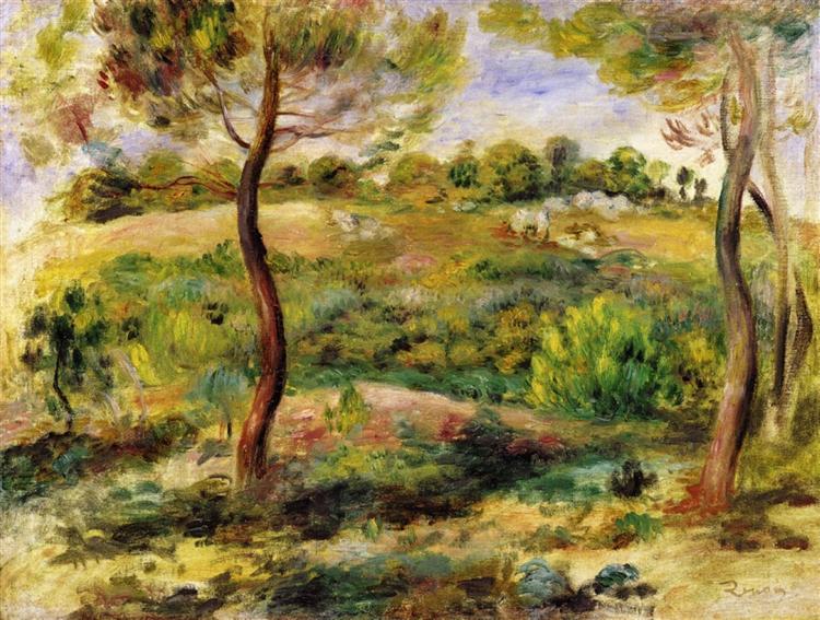 Landscape, 1915 - 雷諾瓦