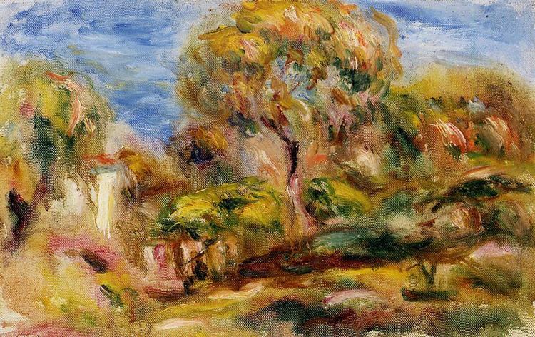 Landscape, 1917 - 雷諾瓦
