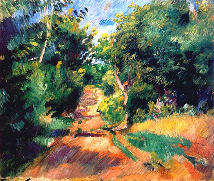 Landscape Near Varengeville, 1885 - Pierre-Auguste Renoir