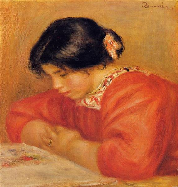Leontine Reading, 1909 - Пьер Огюст Ренуар