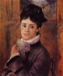 Madame Claude Monet - Auguste Renoir