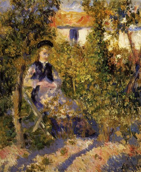 Nini in the Garden, 1875 - 1876 - Pierre-Auguste Renoir