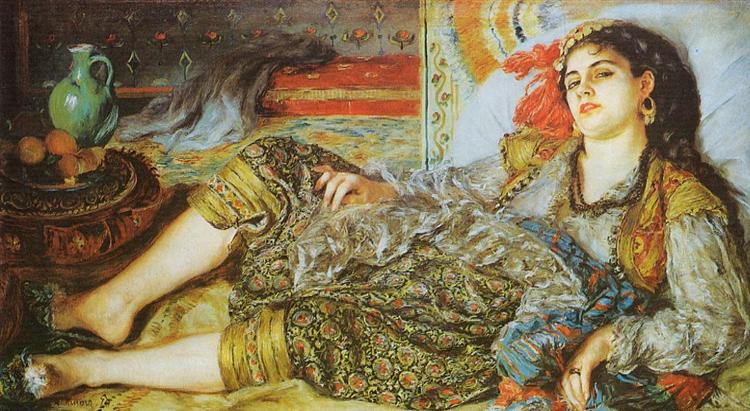 Odalisque (An Algerian Woman), 1870 - Auguste Renoir