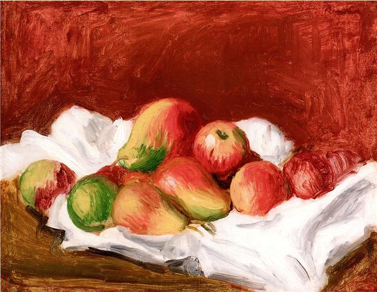 Pears and Apples, 1890 - Auguste Renoir