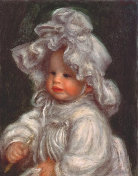 Portrait of claude, 1892 - 雷諾瓦