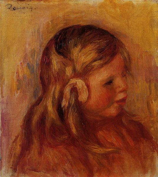 Portrait of Claude, 1908 - 雷諾瓦